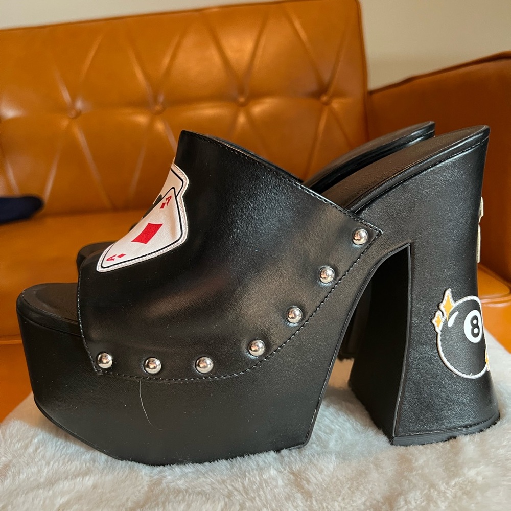 Dolls Kill Gamblin’ Gamine Platform Heels — size 10